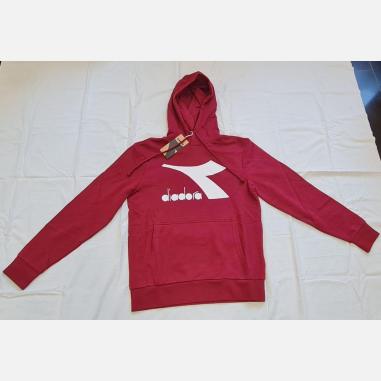 DIADORA FELPA HOODIE CORE MISURA S RHUBARB (UOMO)