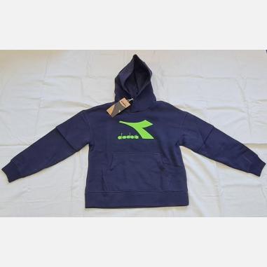 DIADORA FELPA HOODIE MISURA L NAVY (BAMBINI)