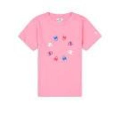 CHAMPION T-SHIRT MISURA S PINK (BAMBINI)