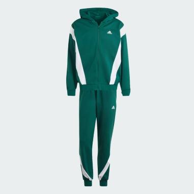 ADIDAS TUTA HOODED MISURA S GREEN (UOMO)