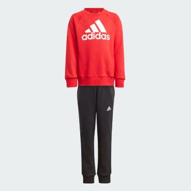 ADIDAS TUTA MISURA 3-4 ANNI SCARLET-WHITE (BAMBINI)