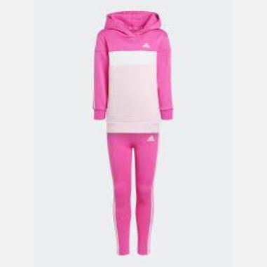 ADIDAS TUTA MISURA 4-5 ANNI PINK-WHITE  (BAMBINI)