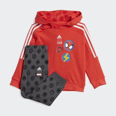 ADIDAS SPIDER-MAN MISURA 2-3 ANNI  RED-BLACK (BAMBINI)